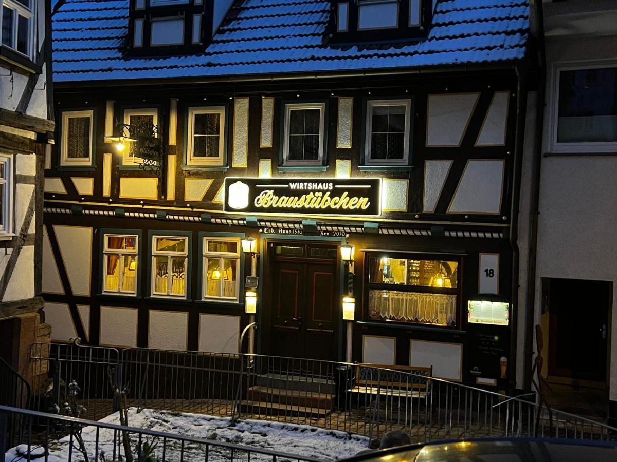 Отель Gaststaette Braustuebchen Шлиц Экстерьер фото