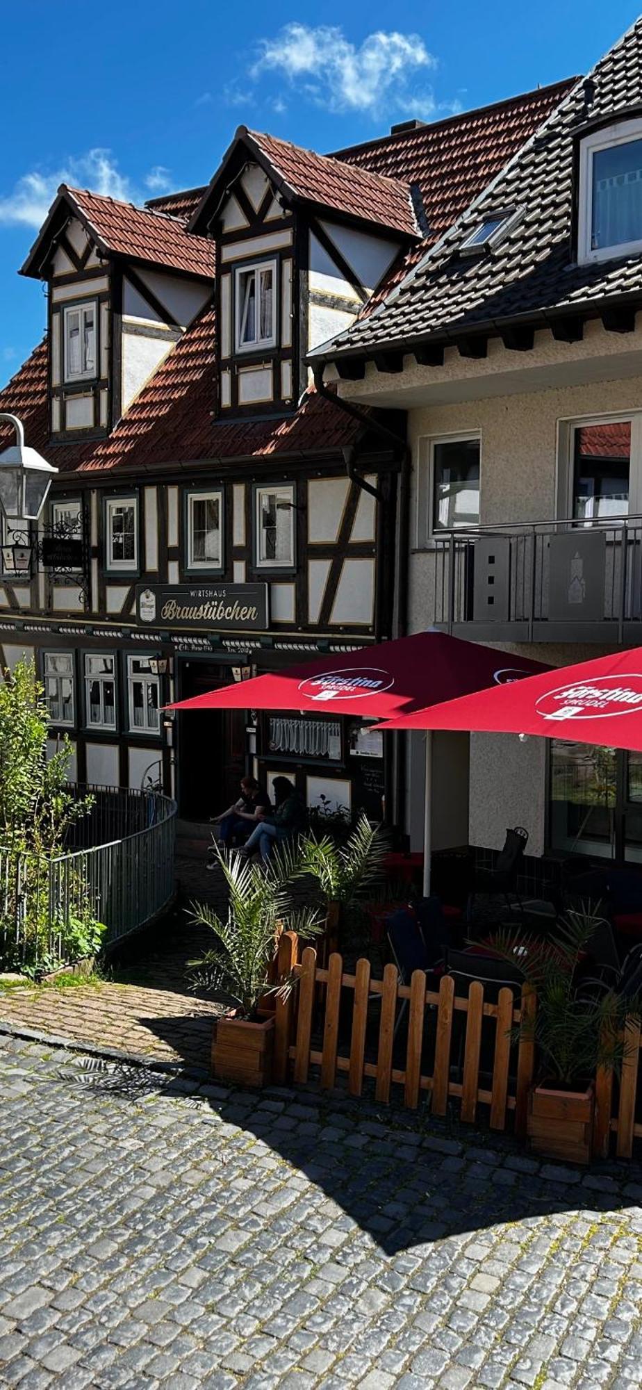 Отель Gaststaette Braustuebchen Шлиц Экстерьер фото